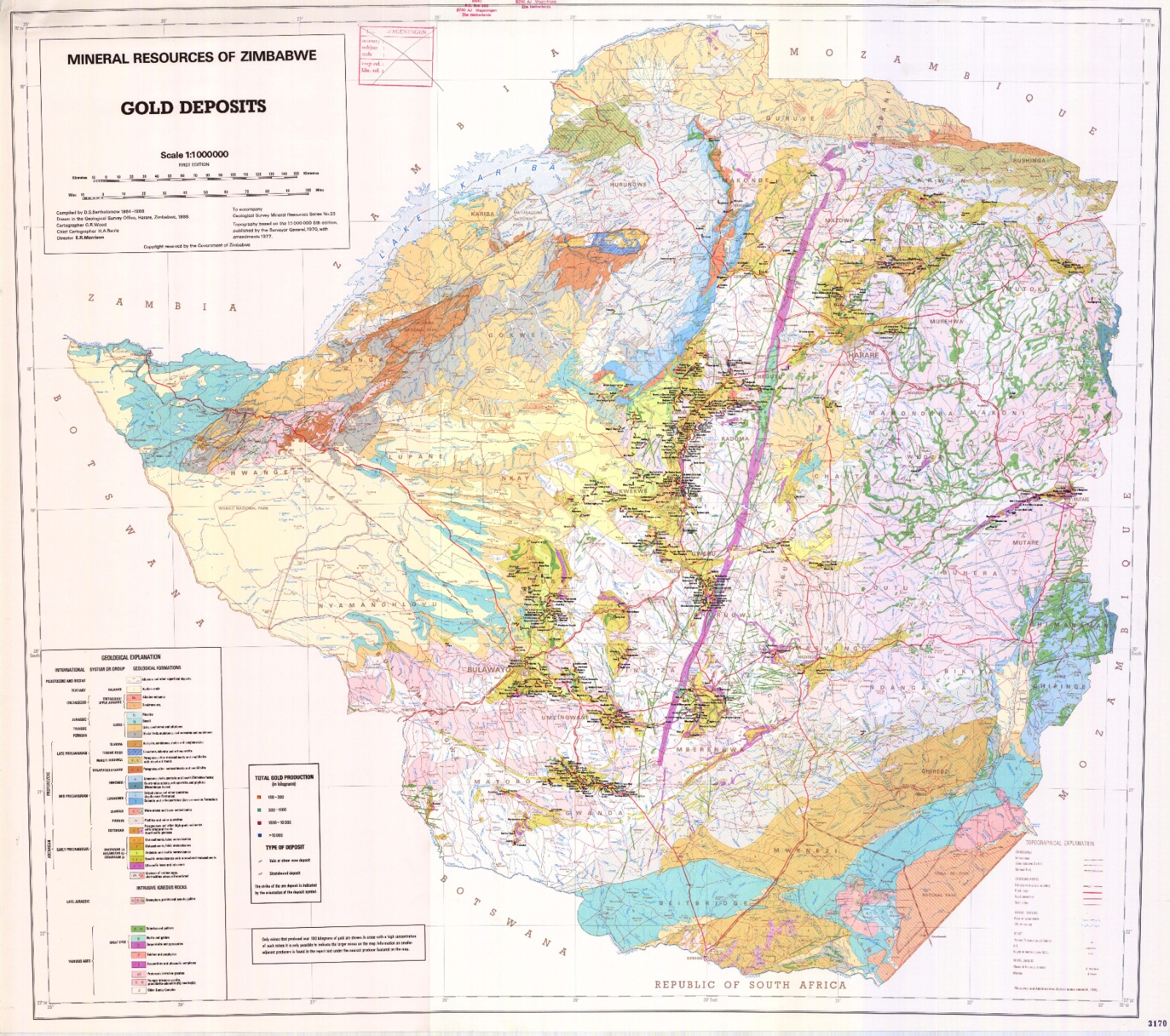 Surface Geological Map
